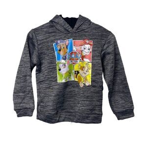 Nickelodeon Paw Patrol Gray Fleece Sweatshirt Hoodie Boys Kids Size 7